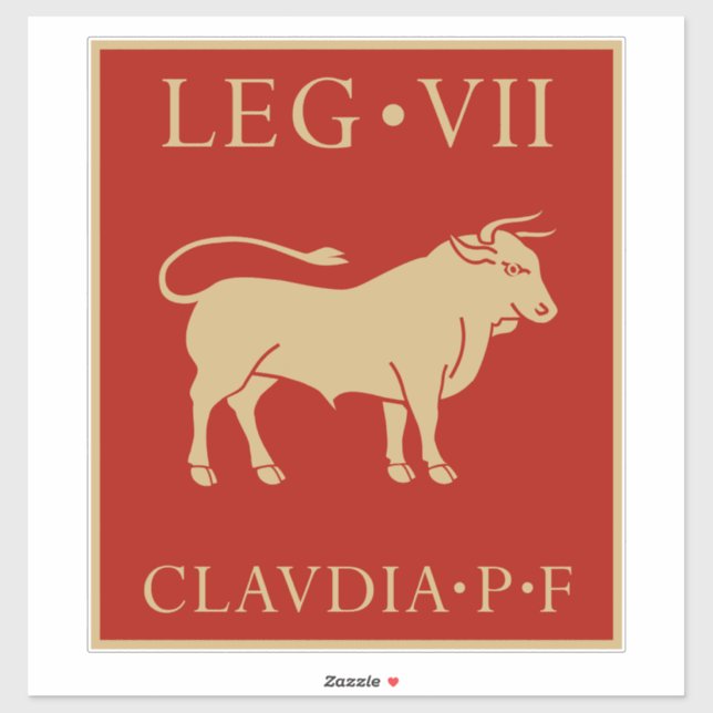 Sticker Armée impériale romaine - Legio VII Claudia (Feuille)