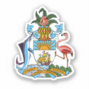 Sticker Armoiries - Bahamas