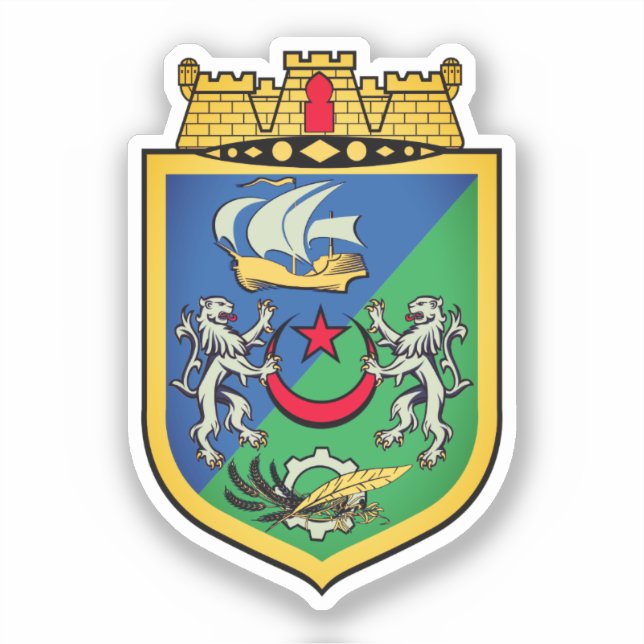 Sticker Armoiries d'Alger (Recto)