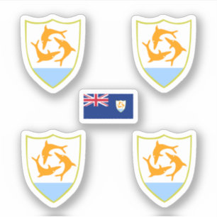 Sticker Armoiries d'Anguilla
