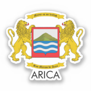 Sticker Armoiries d'Arica, Chili