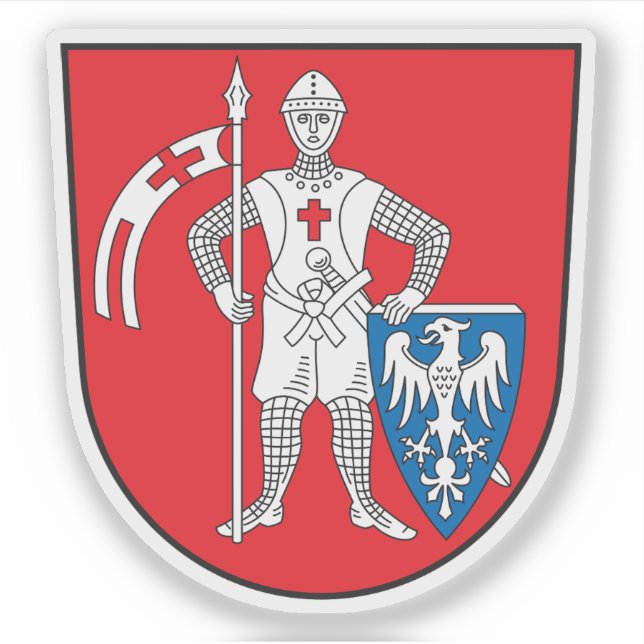 Sticker Armoiries de Bamberg, Allemagne (Devant)