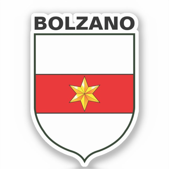 Sticker Armoiries de Bolzano, Italie (Recto)