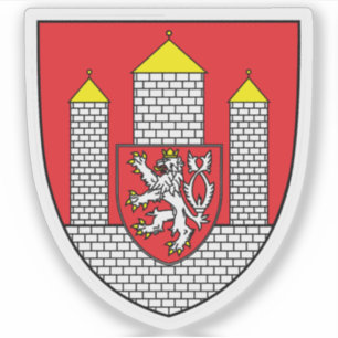 Sticker Armoiries de České Budějovice, République tchèque