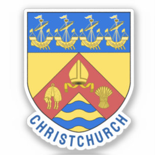 Sticker Armoiries de Christchurch, Nouvelle-Zélande