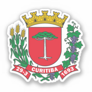 Sticker Armoiries de Curitiba, Brésil