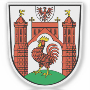 Sticker Armoiries de Francfort-sur-l'Oder, Allemagne