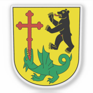 Sticker Armoiries de Gossau, Saint-Gall, Suisse