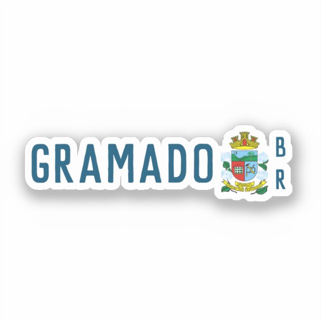 Sticker Armoiries de Gramado, Rio Grande do Sul (BR) (Recto)
