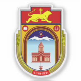 Sticker Armoiries de Gyumri (République d'Arménie)