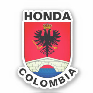 Sticker Armoiries de Honda (Tolima), Colombie Classic R