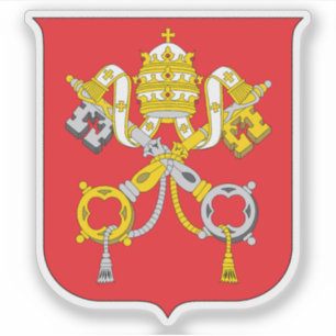 Sticker Armoiries de la Cité du Vatican (depuis 2023)