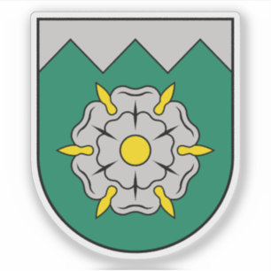 Sticker Armoiries de la municipalité de Tukums, Lettonie