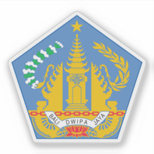 Sticker Armoiries de la province de Bali, Indonésie