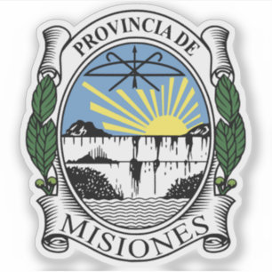 Sticker Armoiries de la province de Misiones, Argentine