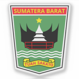 Sticker Armoiries de la province de Sumatra Ouest, Indonés
