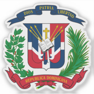 Sticker Armoiries de la République dominicaine
