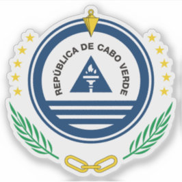 Sticker Armoiries de la République du Cap-Vert (Cap-Vert)