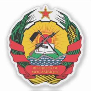 Sticker Armoiries de la République du Mozambique