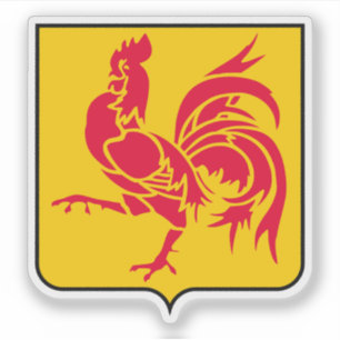 Sticker Armoiries de la Wallonie, Belgique