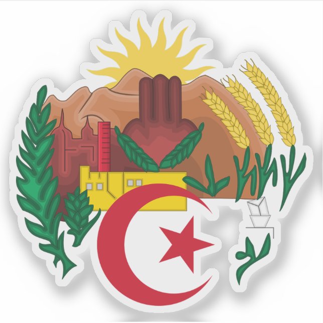 Sticker Armoiries de l'Algérie (Devant)