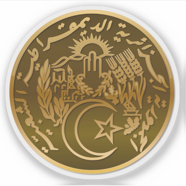Sticker Armoiries de l'Algérie (Devant)