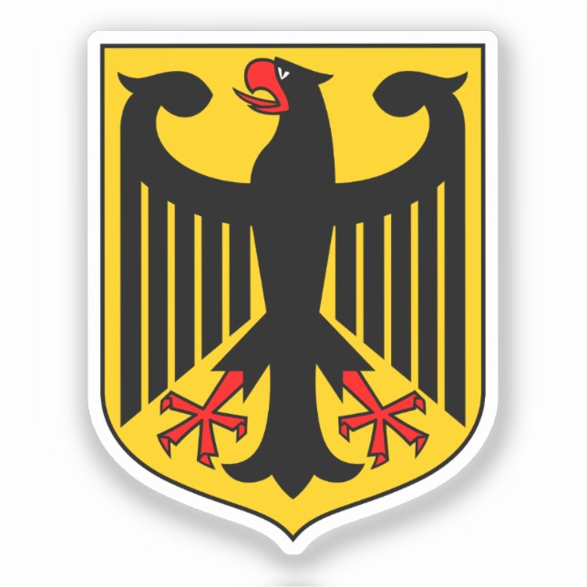 Sticker Armoiries de l'Allemagne (Recto)