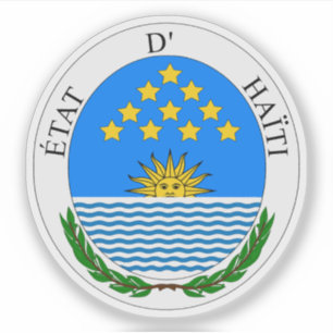 Sticker Armoiries de l'État d'Haïti (1807-1811)