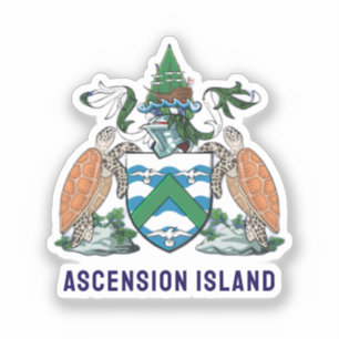 Sticker Armoiries de l'île de l'Ascension