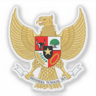 Sticker Armoiries de l'Indonésie (Garuda Pancasila)