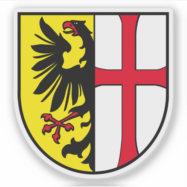 Sticker Armoiries de Memmingen, Allemagne (Devant)