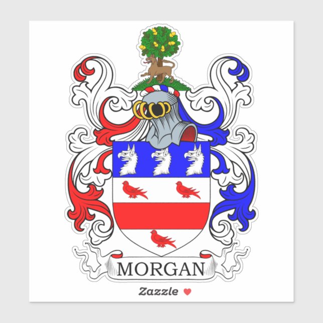 Sticker Armoiries de Morgan (Feuille)