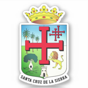 Sticker Armoiries de Père Noël Cruz de la Sierra (Bolivie)