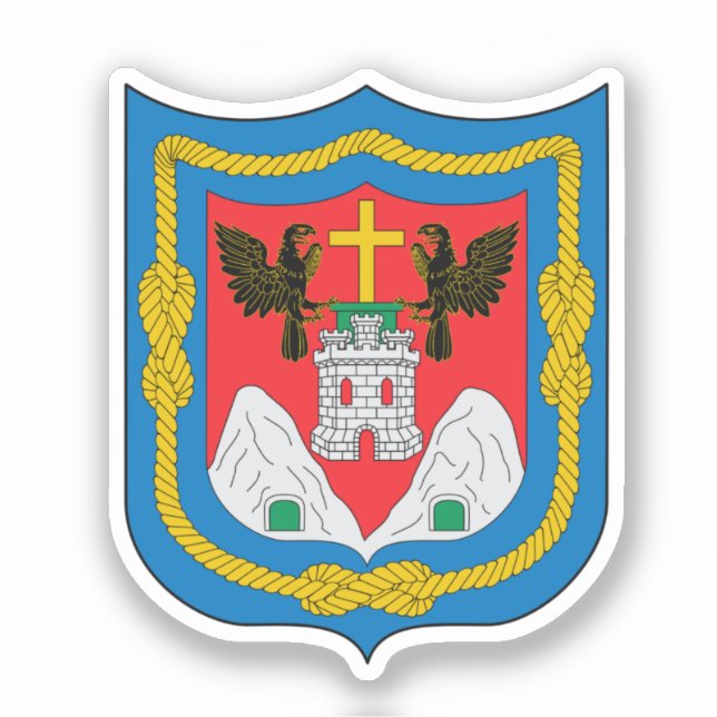 Sticker Armoiries de Quito, Équateur (Recto)
