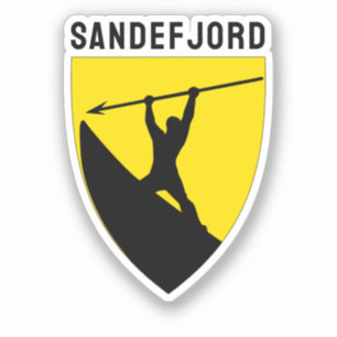 Sticker Armoiries de Sandefjord, Norvège
