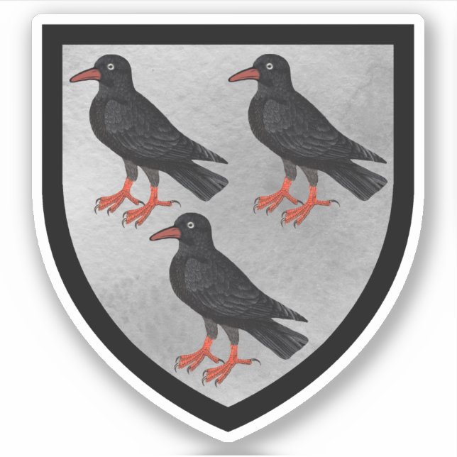 Sticker Armoiries de St. Thomas Becket - Argent 1Up (Devant)