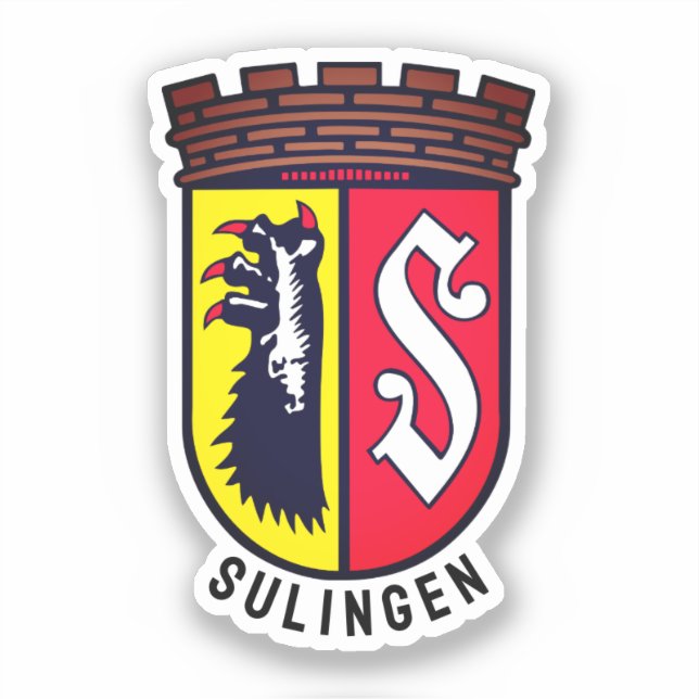 Sticker Armoiries de Sulingen, Allemagne (Recto)