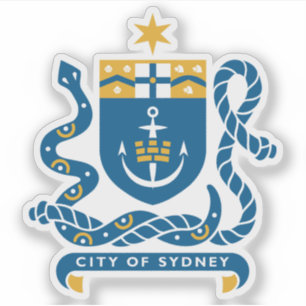 Sticker Armoiries de Sydney, Australie