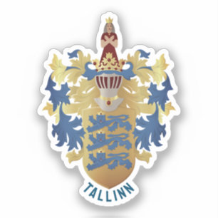 Sticker Armoiries de Tallinn - ESTONIE