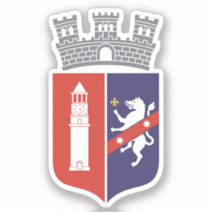 Sticker Armoiries de Tirana, Albanie