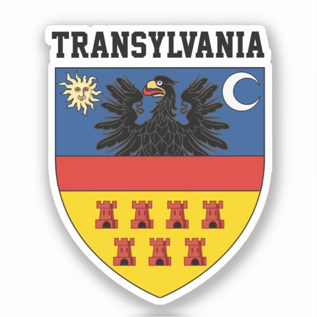 Sticker Armoiries de Transylvanie (Recto)