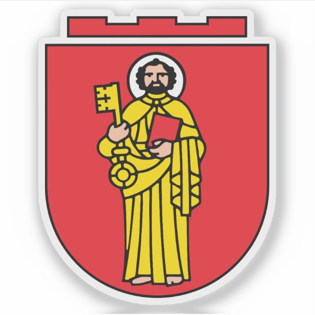 Sticker Armoiries de Trier, Allemagne (Devant)