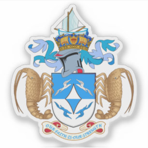 Sticker Armoiries de Tristan da Cunha, Territoire britanni