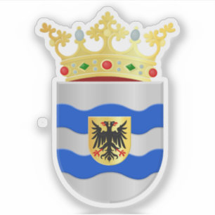 Sticker Armoiries de West Maas en Waal, la Pays-Bas