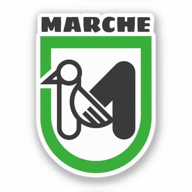 Sticker Armoiries des Marches (Italie) (Recto)