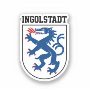 Sticker Armoiries d'Ingolstadt, Bavière - ALLEMAGNE
