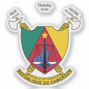 Sticker Armoiries du Cameroun