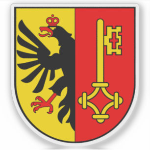 Sticker Armoiries du canton de Genève, Suisse