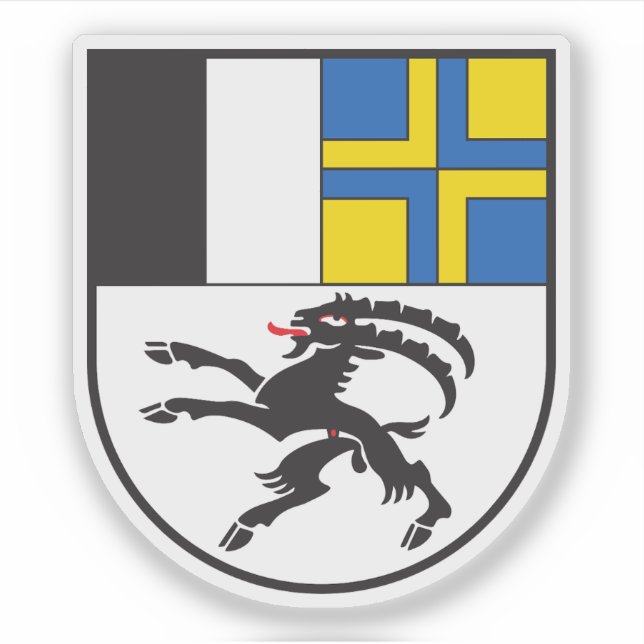 Sticker Armoiries du canton des Grisons, Suisse (Devant)