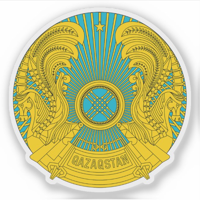 Sticker Armoiries du Kazakhstan (Devant)